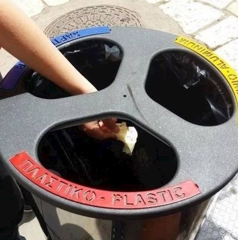 Ovdje se ne morate ni truditi razdvajati otpad.