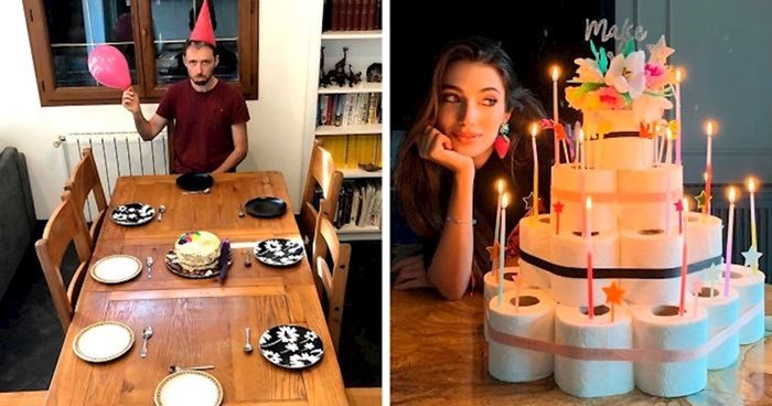 Ljudi su slikali kako su proslavili rođendan u vrijeme koronavirusa