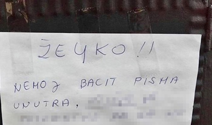 Obitelj je poštaru napisala važne upute, otkrili su mu što se nalazi u njihovom sandučiću