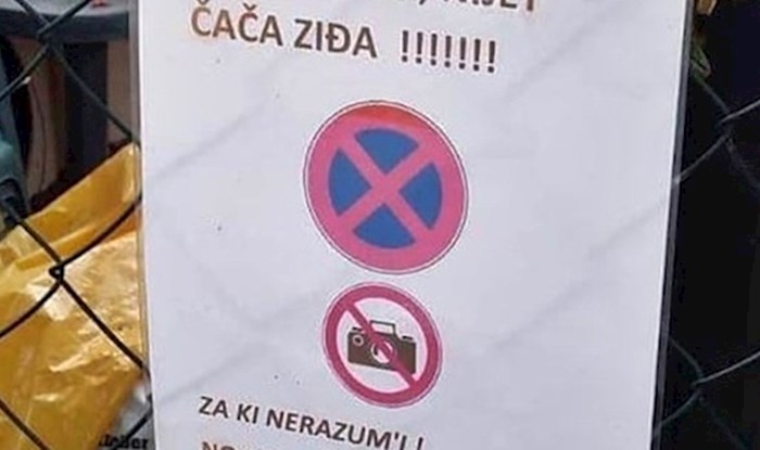 Splićanin je na neobičan način upozorio ljude da je parkiranje zabranjeno