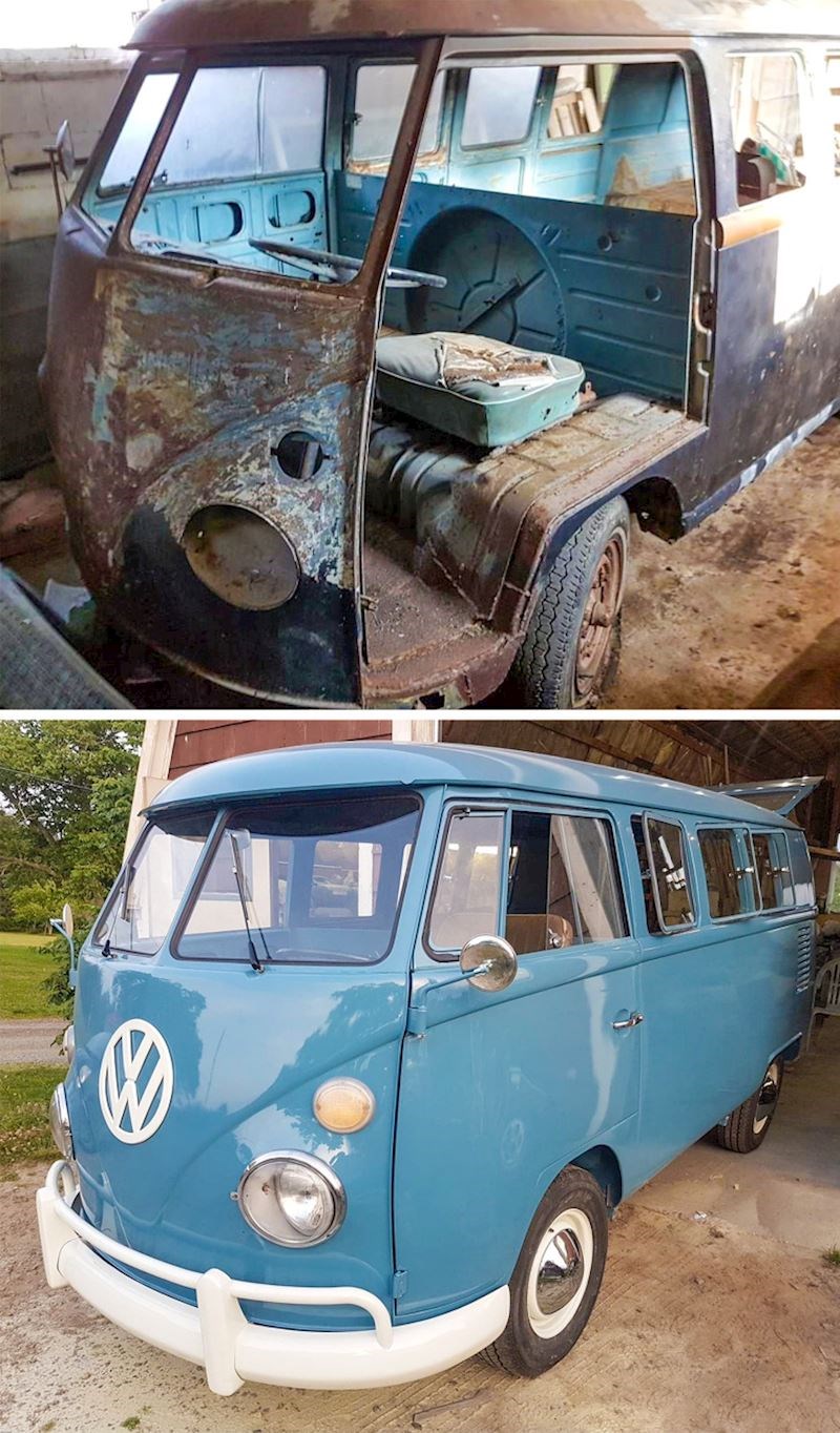 "Očuh i ja trebali smo 2 godine kako bismo sredili ovaj kombi, no isplatilo se."