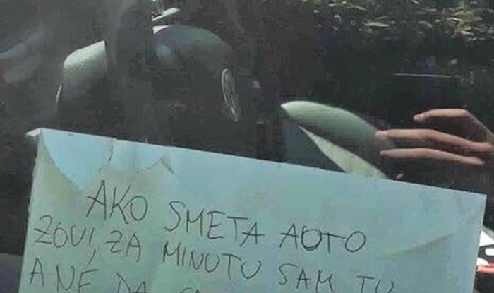 Ovako nikad ne biste trebali pisati zamolbe, pogotovo ako želite da vam auto ostane čitav