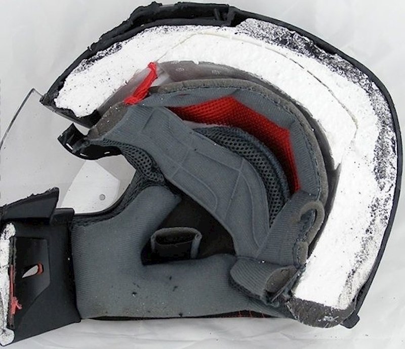 Presjek motociklističke kacige