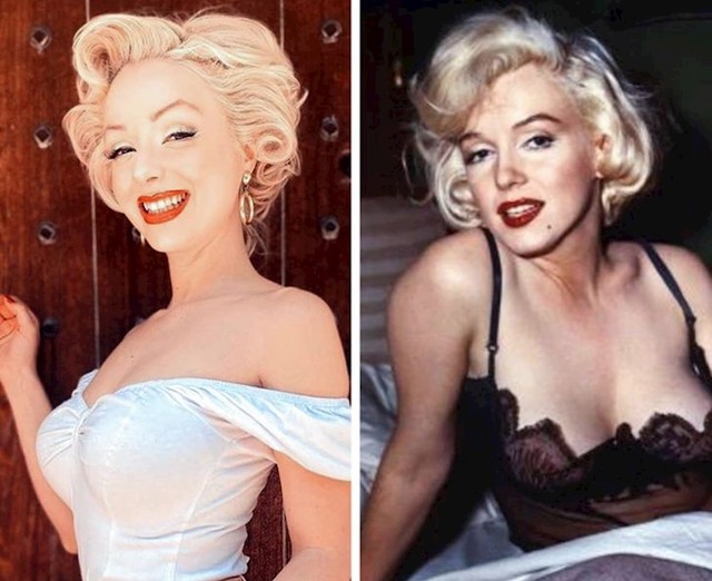 Jasmine Chiswell i Marilyn Monroe