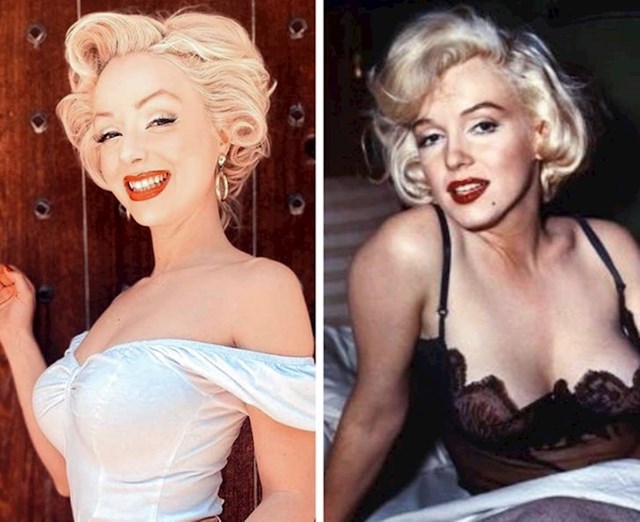 Jasmine Chiswell i Marilyn Monroe