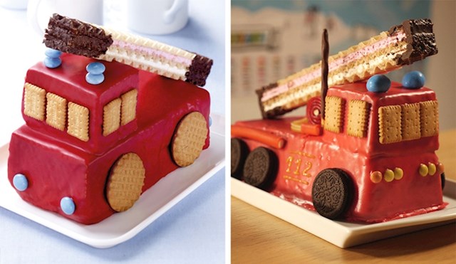 "Sin nam je imao rođendan pa smo naručili tortu u obliku vatrogasnog vozila. Izgledala je bolje od originala!"