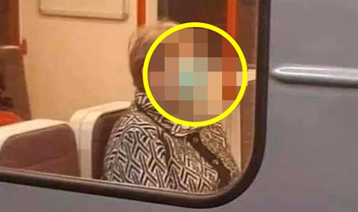 Starija žena nije naučila koristiti maske, pogledajte zbog čega su se ostali putnici smijali