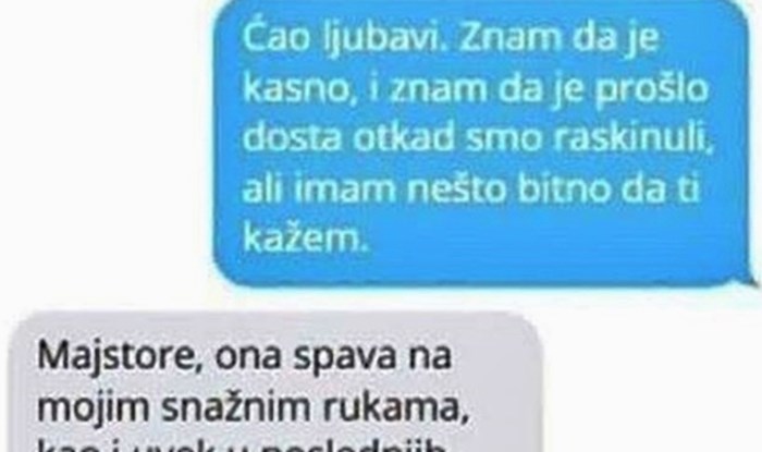 Djevojci se javio bivši partner, njenog novog dečka je zabrinuo neukusnom šalom