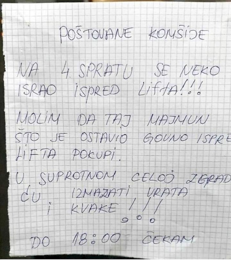 Evo što je napisao u svojoj poruci: