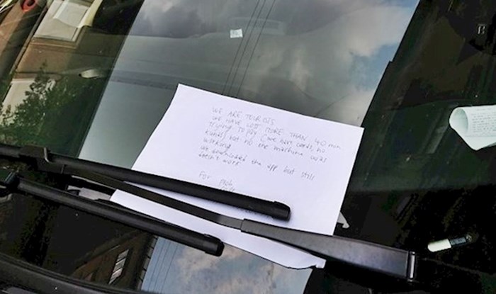 Turisti ostavili poruku na autu i objasnili zbog čega nisu platili parking, biste li im oprostili?