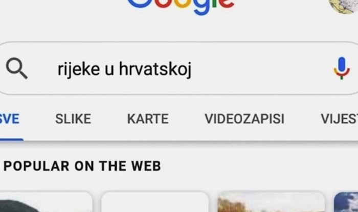Pogledajte što se dogodi kad u Google upišete "rijeke u Hrvatskoj", nije šala!