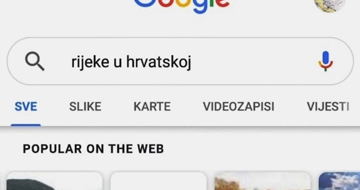 Pogledajte što se dogodi kad u Google upišete "rijeke u Hrvatskoj", nije šala!