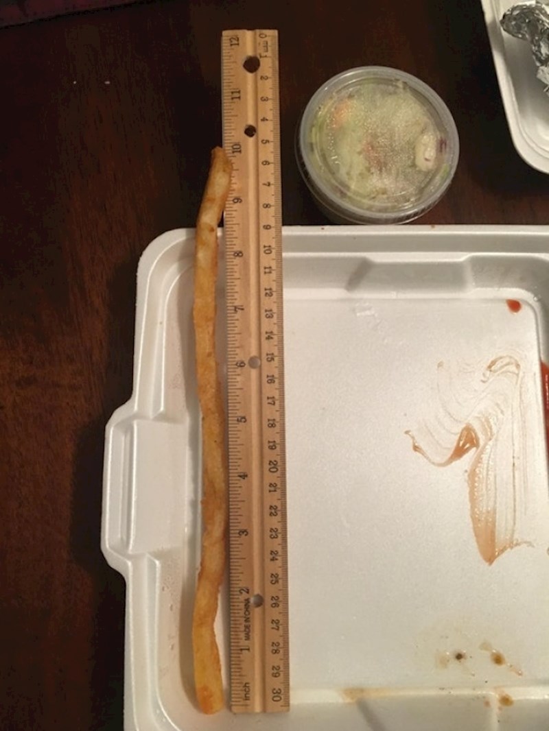 "Nikad nisam dobio veći krumpirić!"