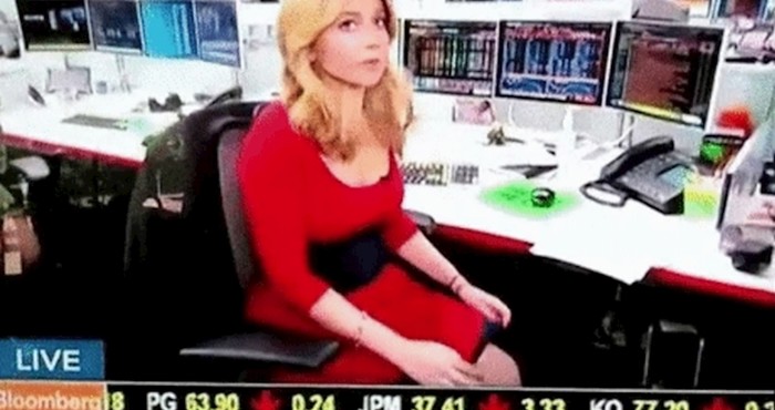 TV kamera je voditeljicu uhvatila u sramotnom trenutku, pogledajte što se dogodilo