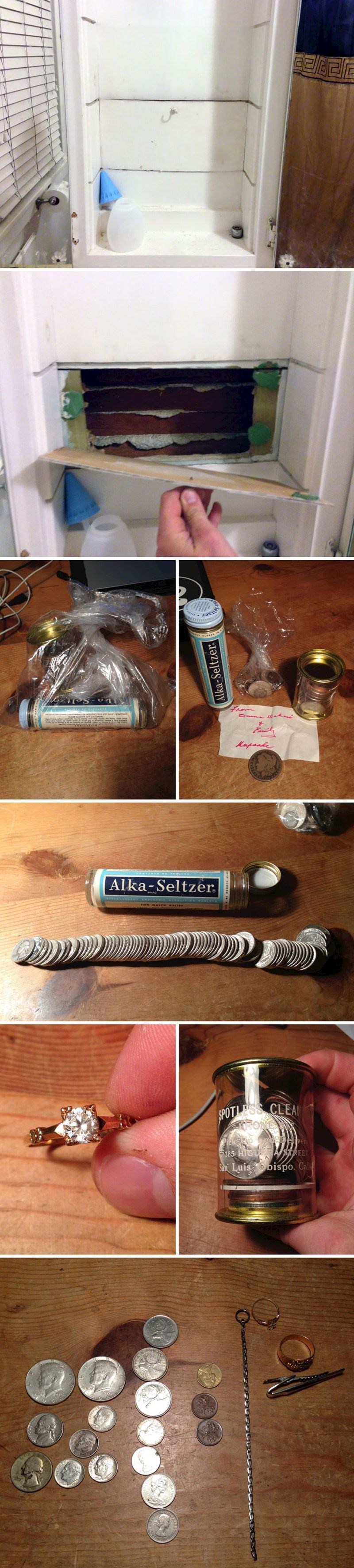 "U kupaonici smo pronašli blago."