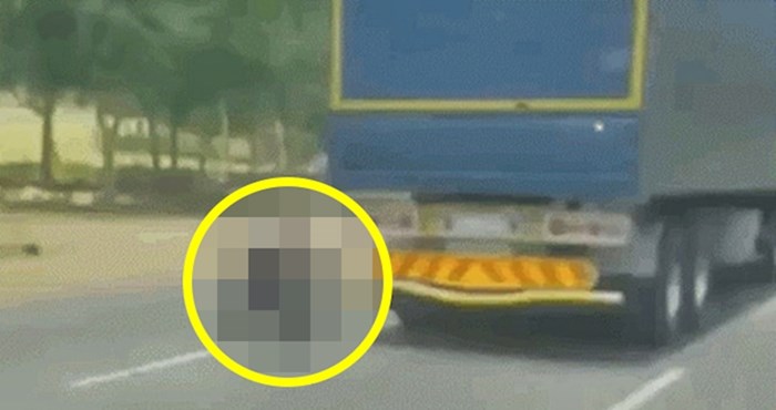 Vozač je na cesti snimio opasan prizor, pogledajte što se događalo iza kamiona