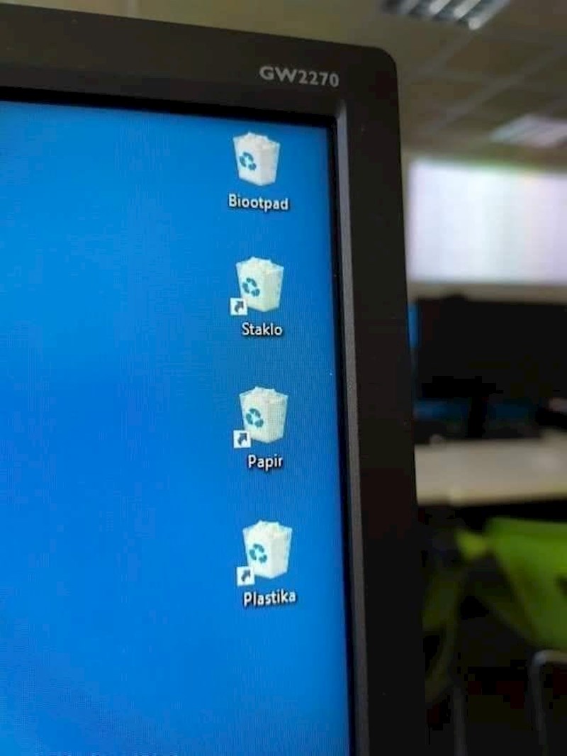 Pogledajte što ima na svom desktopu: