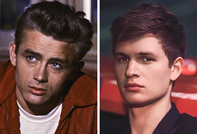 James Dean i Ansel Elgort s 24 godine