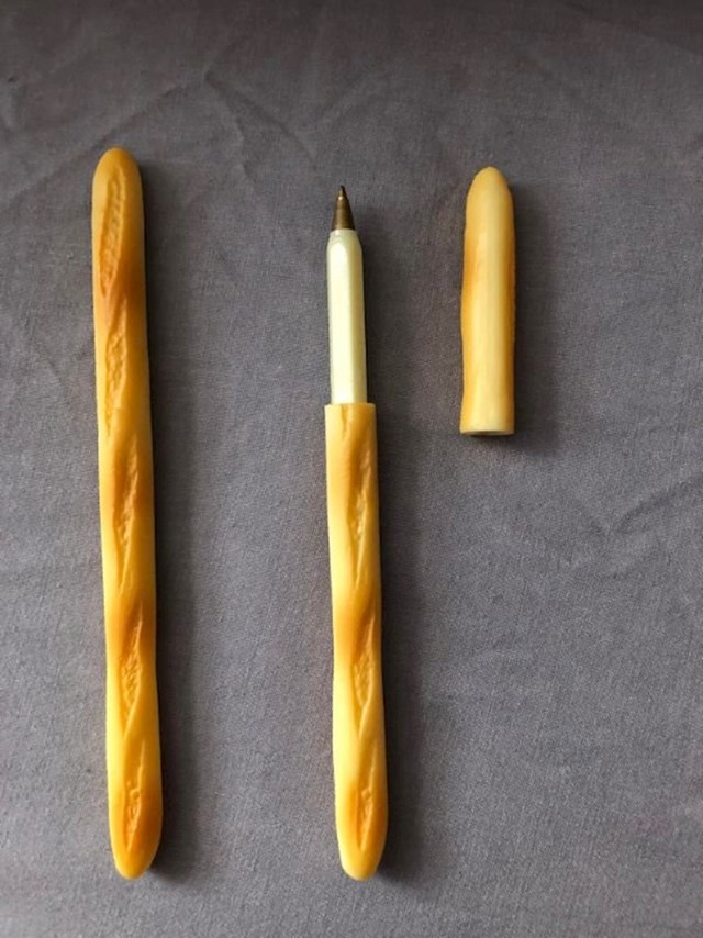 Kemijska olovka u obliku štapića za grickanje