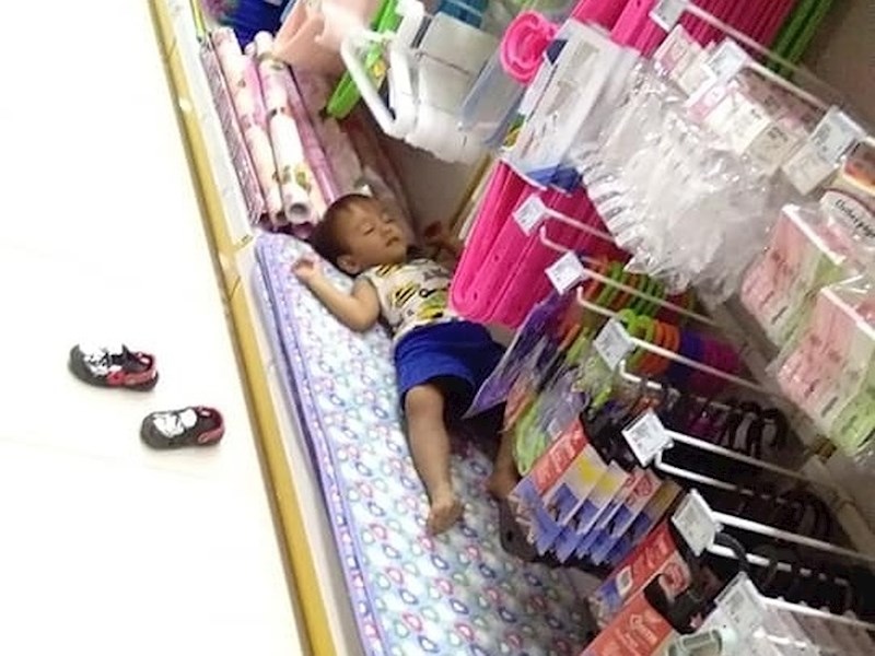 Ugledao je savršenu priliku za odmor.