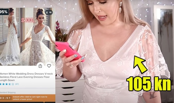 Naručila je jeftine vjenčanice s interneta pa pratiteljima pokazala kako joj zapravo stoje