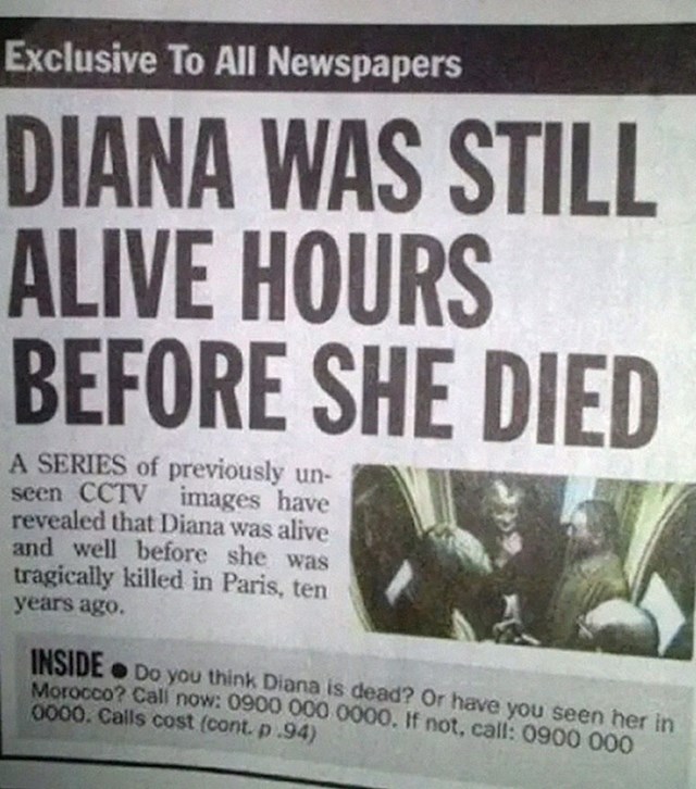 "Diana je još uvijek bila živa satima prije nego što je umrla"