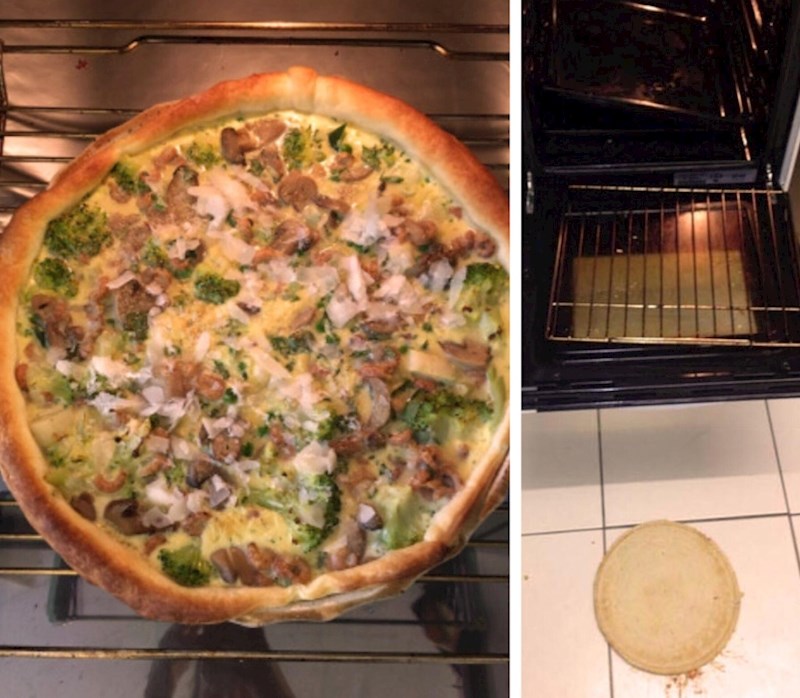 Pizza joj nikad nije bolje ispala.