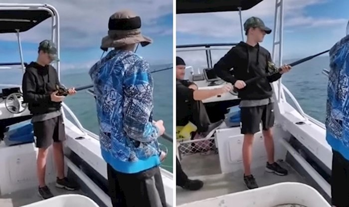 VIDEO Tata je išao sa sinom u ribolov pa našao način da ga zeza, dječaku ništa nije bilo jasno