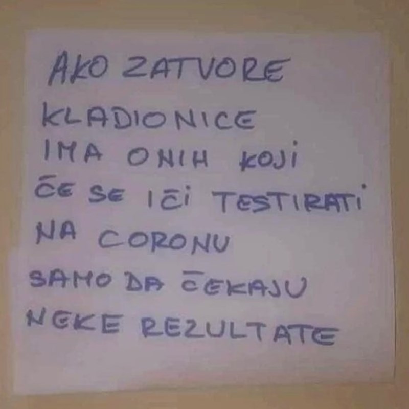 Kladioničarima nikad nije dosadno...