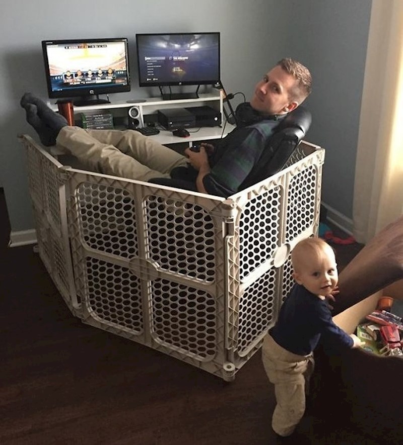 Ovako mu sinčić neće smetati. :D