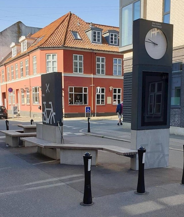 Ovaj grad ima mjesto na kojem možete popraviti bicikl.