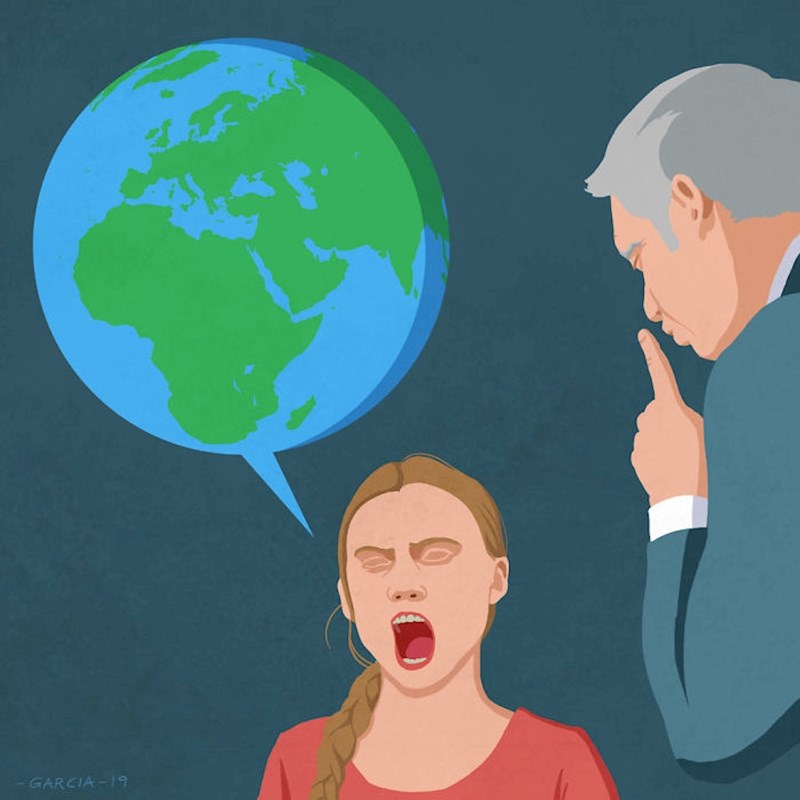 Greta Thunberg i reakcije medija