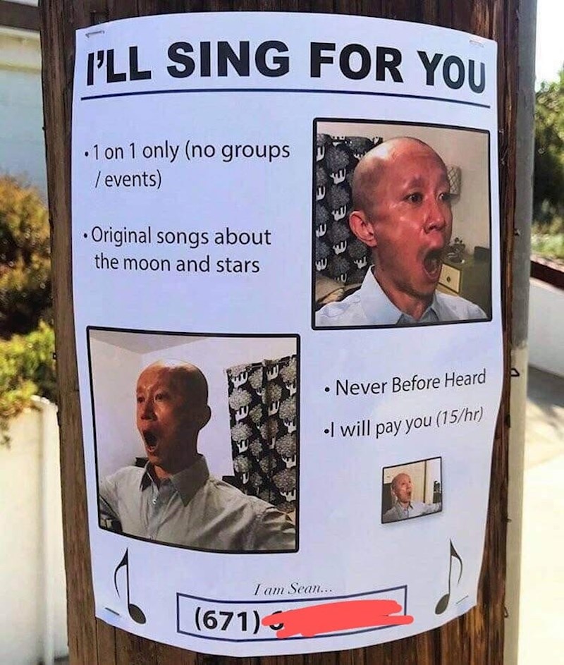 Evo kako je izgledao njegov oglas: