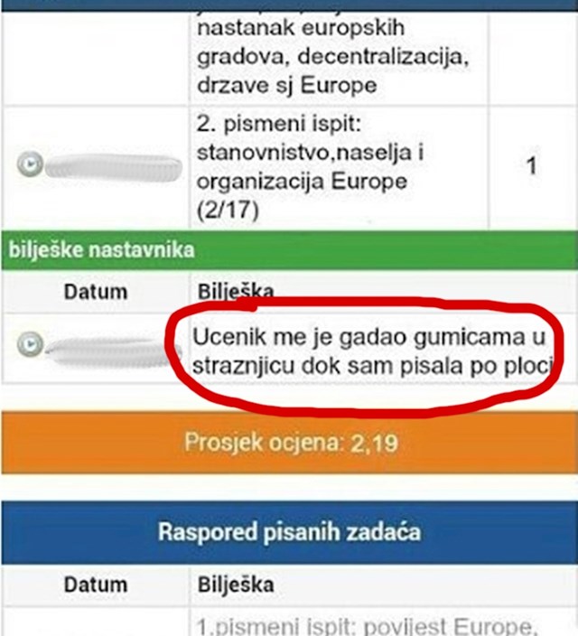 Evo što je jedan učenik radio: