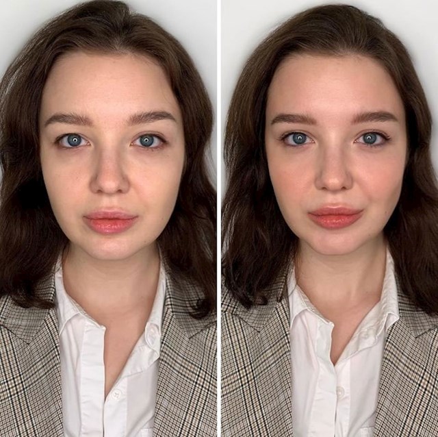 Žene su se prvo našminkale same, a onda ih je našminkala profesionalka: Pogledajte razliku (FOTO) #19
