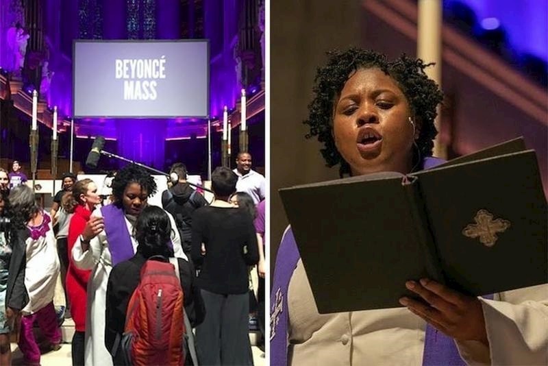 Velečasna Yolanda Norton iz San Francisca toliko je fascinirana pjevačicom Beyonce Knowles da je organizirala čitavu misu koja je bila posvećena samo njoj.