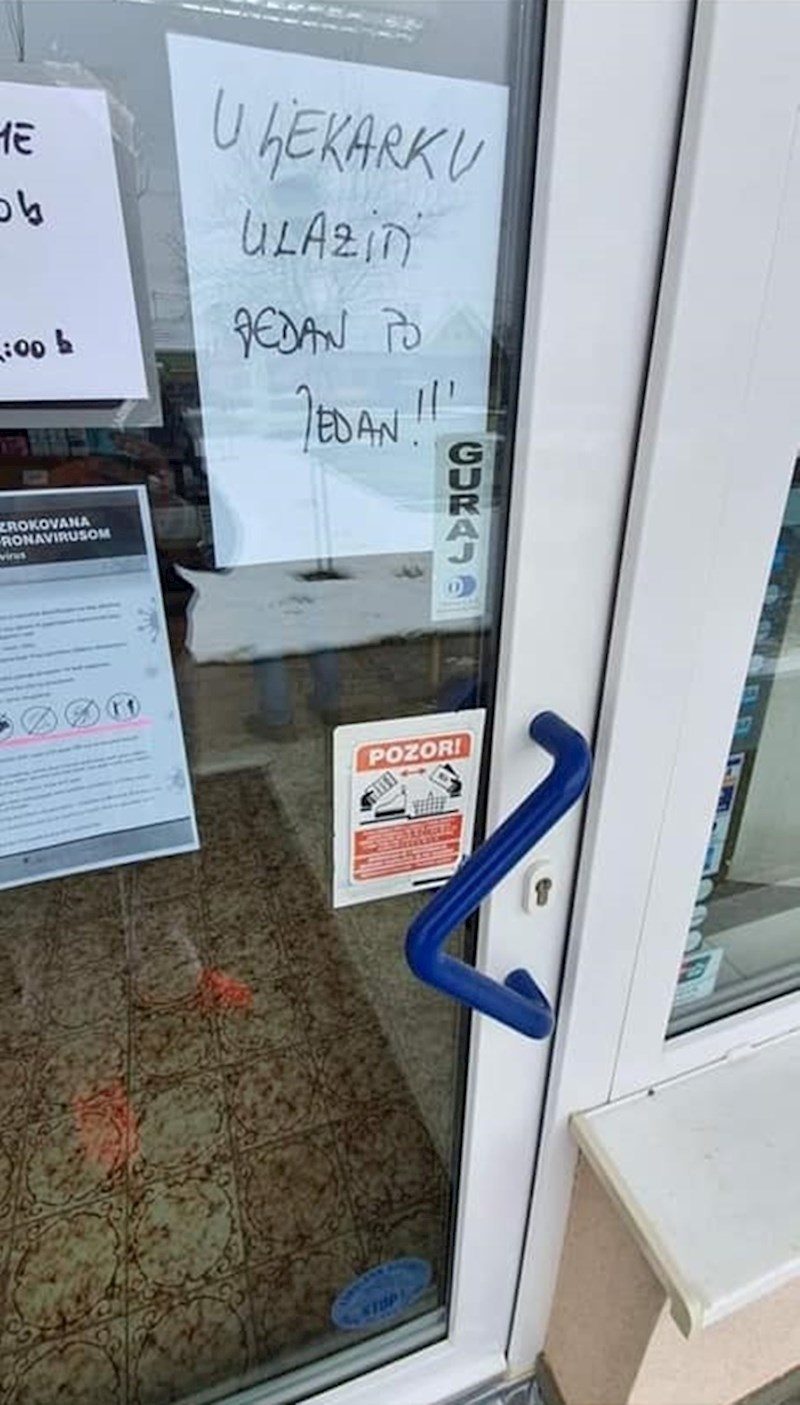 Evo što je pisalo u obavijesti: