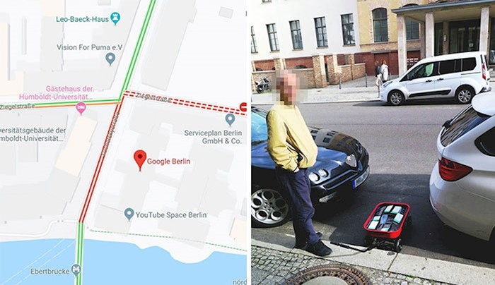 Lik je šetao s kolicima punim mobitela pa na Google karti napravio lažnu gužvu