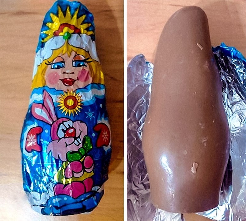 Dijete je bilo zbunjeno kad je otvorilo pakiranje...