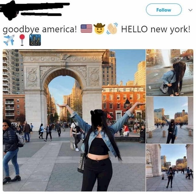 Mislila je da New York nije u SAD-u.