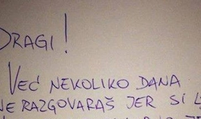 Muž se nije htio prestati ljutiti na ženu sve dok nije vidio ovu poruku