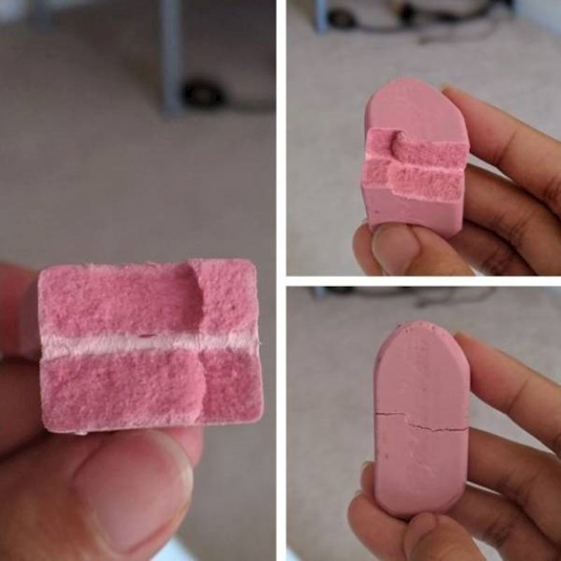 Gumica koja izgleda kao slatkiš