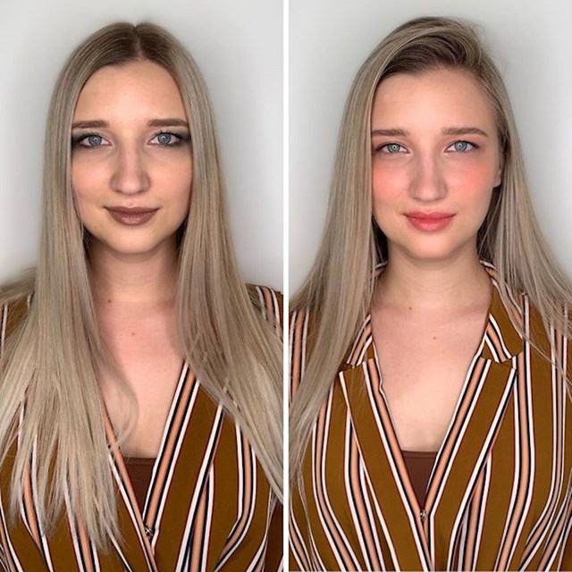 Žene su se prvo našminkale same, a onda ih je našminkala profesionalka: Pogledajte razliku (FOTO) #3
