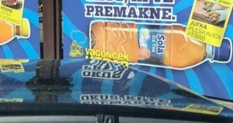 Ostali su šokirani kad su vidjeli što piše na slovenskoj reklami, a onda su se počeli smijati
