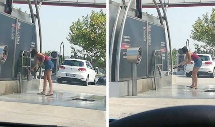 Žena u Zadru došla je u autopraonicu pa počela prati nešto što nema veze s autima