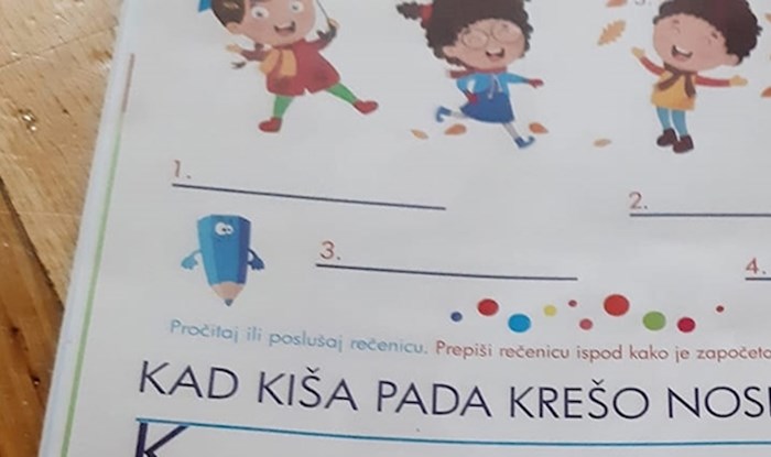 Mama je djetetu kupila knjižicu za učenje, a onda je u njoj vidjela nešto što joj se nimalo nije svidjelo