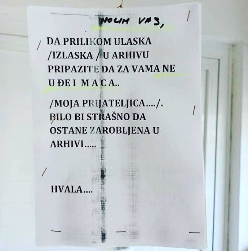 Evo što im je napisala: