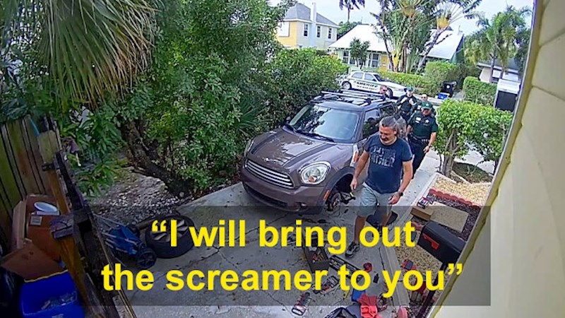 Odlučio im je pokazati nestašnog Ramba koji je zabrinuo susjeda.