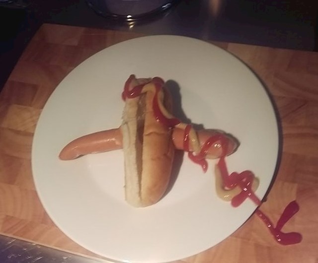 Kako biste vi reagirali da nekoga zamolite da vam napravi hotdog, a on vam donese ovo?