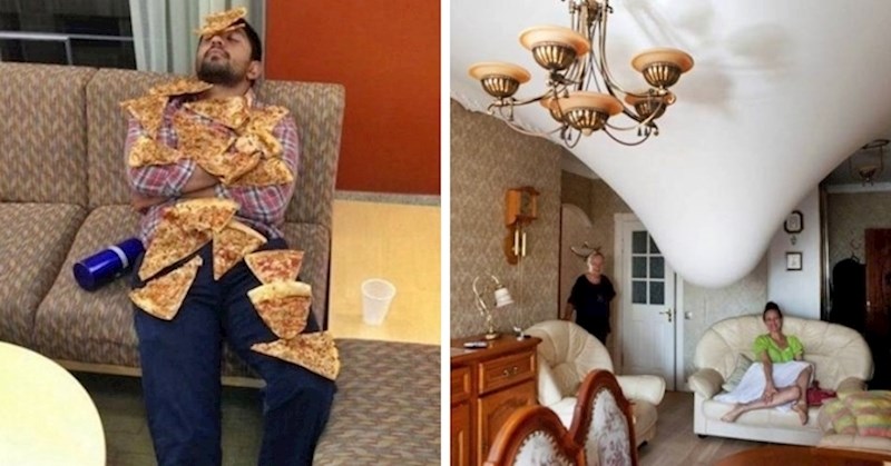 Zanimljive slike ljudi koji su svjedočili nenormalnim prizorima i urnebesnim nezgodama